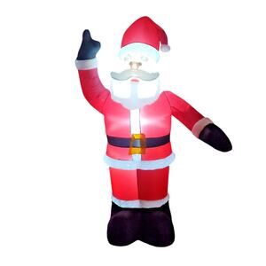 8ft Inflatable Santa Claus -LED -Indoor/Outdoor -Weather Resistant -Christmas